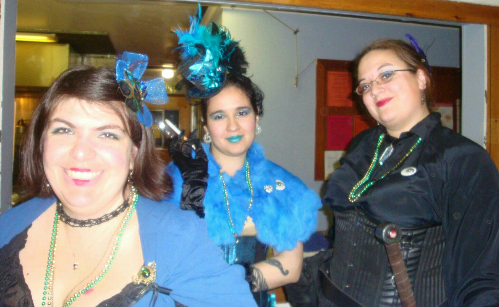 Sori, Carmen, and Cass playing prostitutes at Wigglies